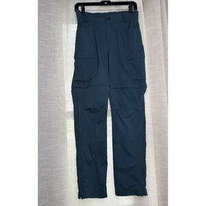 REI Co-op Sahara Convertible Hiking Cargo Pants Teal Blue Women's Size 4